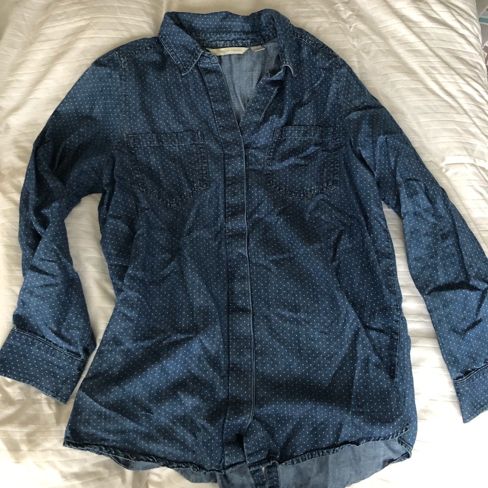 Lauren Conrad button up long sleeved shirt